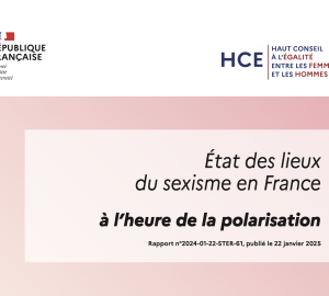 Etat des lieux du sexisme en France. Rapport 2025