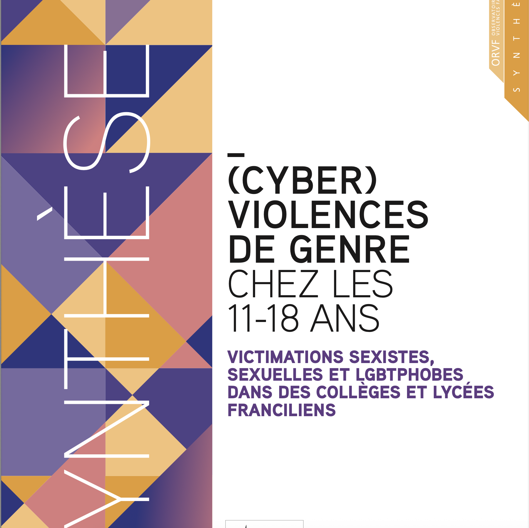 Titre : cyberviolences de genre chez les 11-18 ans